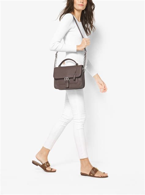 cooper school satchel michael kors cinder|Michael Kors Cooper 30H6SPCS3L LG School Pebble Leather .